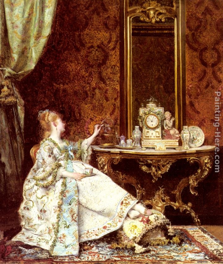 Ignacio Leon y Escosura Un Momento De Reposo